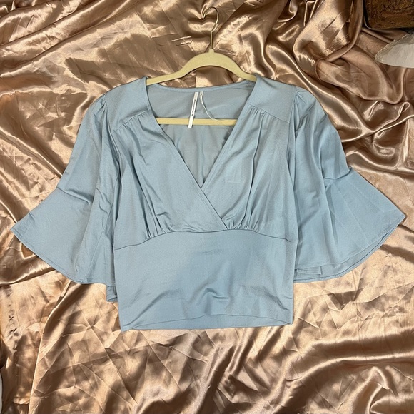 Draped V-Neck Top by Anthropologie - Picture 5 of 12